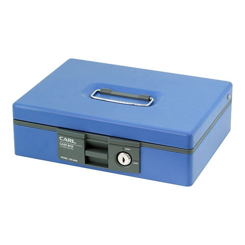 Curl Büroarbeitsgerät Geldkassette CB-8400 blau