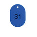 Plaque d'immatriculation Nishikei BN-L1 taille 1-50 bleue