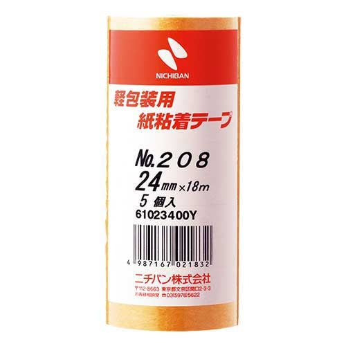 Fünf Nichiban-Klebeband 208-24 24 mm * 18 m