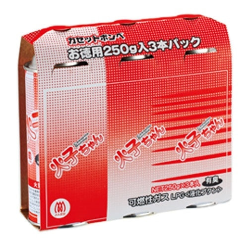 TTS カセットボンベ 火子ちゃん 3本入 4539780001144