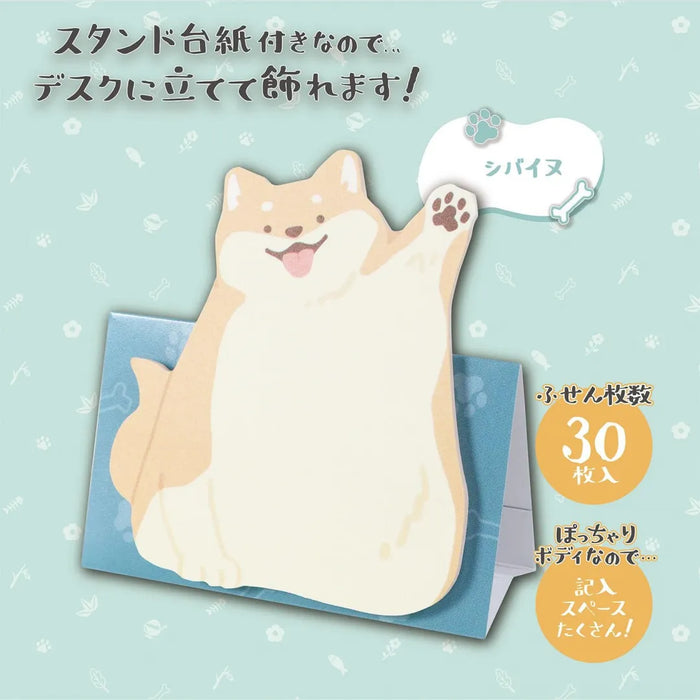 Kutsuwa sì! Bigliettino adesivo (Shiba Inu) 4901478200281 (5 set)