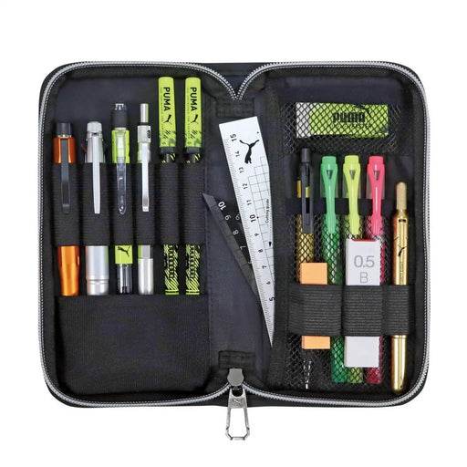 Estuche para lápices Kutsuwa Tri-Cat (azul marino) PM571NB 4901478202612 (3 juegos)