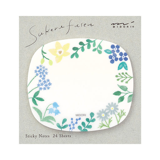 Papier collant transparent fleurs sauvages 19080006 Midori 4902805190800 (5 sets)