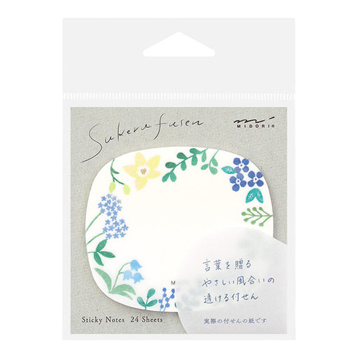 Papier collant transparent fleurs sauvages 19080006 Midori 4902805190800 (5 sets)
