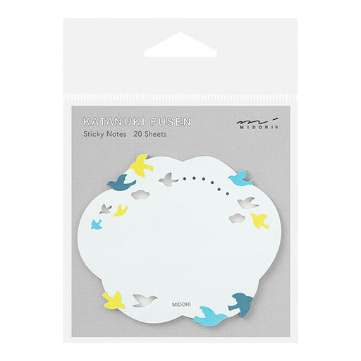 Papier Post-it découpé motif oiseau 19086006 Midori 4902805190862 (5 sets)