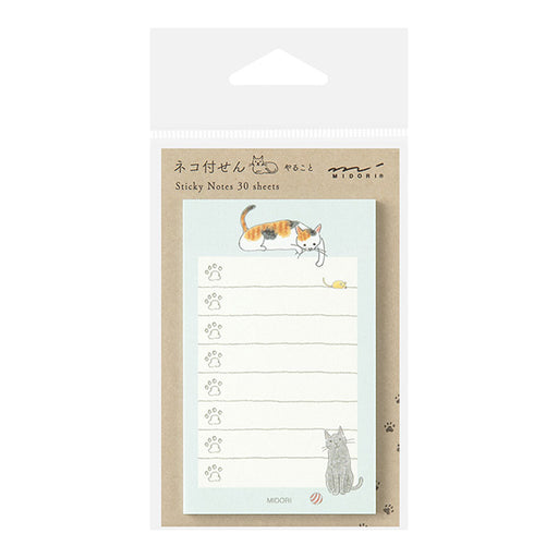 Gato de papel adhesivo Midori 19093006 4902805190930 (5 juegos)