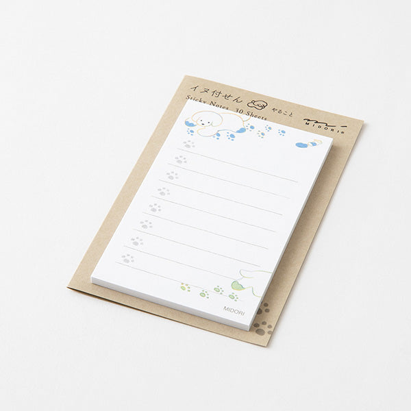 Midori Post-it note anjing kertas 19095006 4902805190954 (5 set)