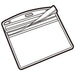 Custodia sostitutiva per targhetta con nome Smart Value C, larghezza extra large, 10 pezzi B078J