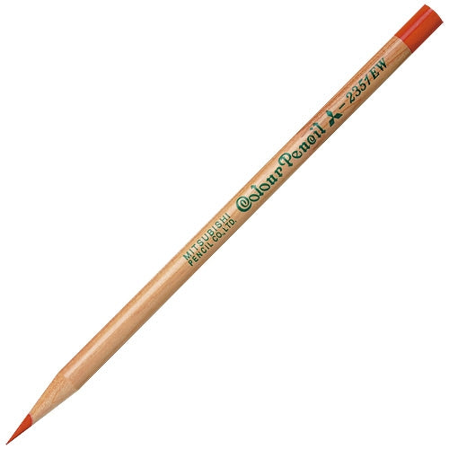 12 autorités de MITSUBISHI PENCIL crayon de couleur recyclage K2351EW vermillon