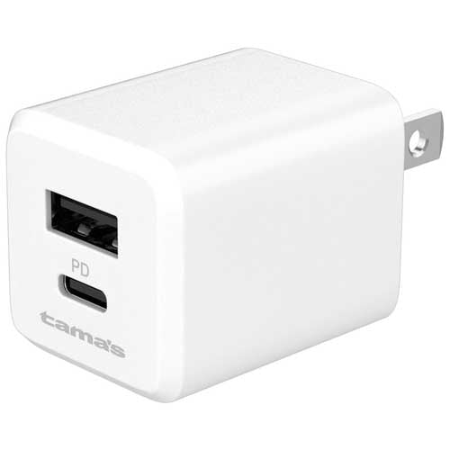 多摩電子工業 PD20W AC充電器 C+A TAP156UCW 4518707311955