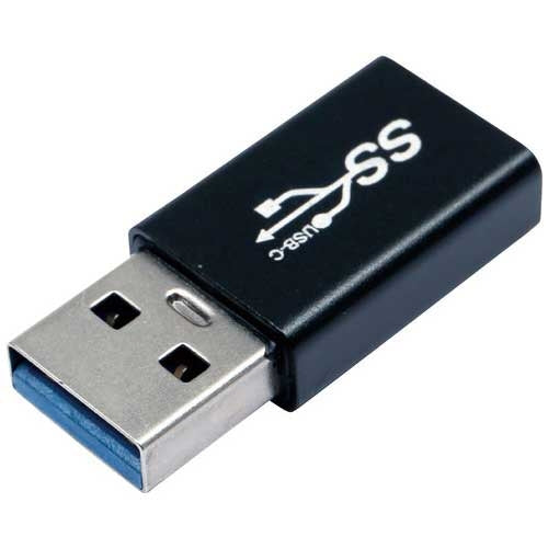 ルーメン USB Type-AオスType-Cメス 変換アダプタ 4562135020576