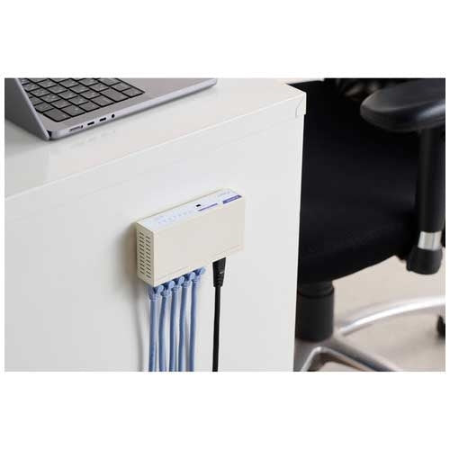 エレコム スイッチングハブ 5ポート EHC-G05MN4-HJW 4549550318341
