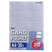 G49050 A4 30 hole for the LIHITLAB chestnut yeah pocket business card