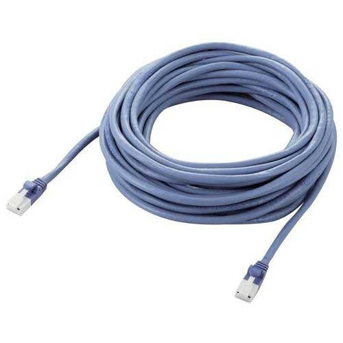 Cavo LAN compatibile RoHS ELECOM Cat6 Blu 10 m 4953103861114