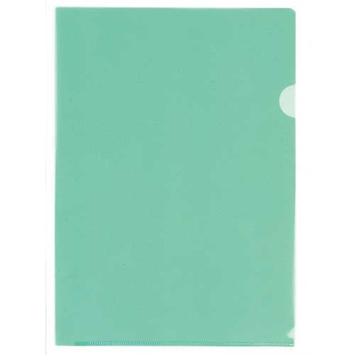 LIHITLAB Support Transparent G6100-19 A4 Vert 100 pièces