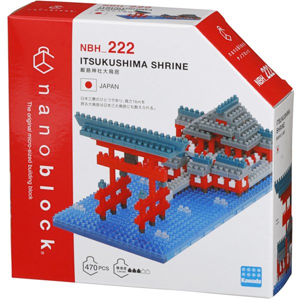 Kawada NBH_222 Nanoblock Itsukushima Shrine Otorii 4972825221624