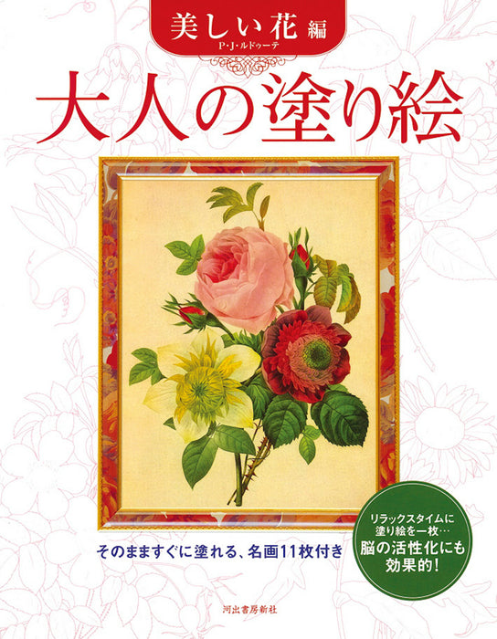河出書房新社　大人の塗り絵 ｳﾂｸｼﾊﾅ145144 9784309268347