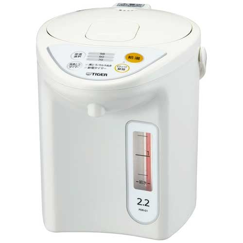タイガー魔法瓶 マイコン沸とう電動ポット 2.2L PDR-G221W 4904710418963