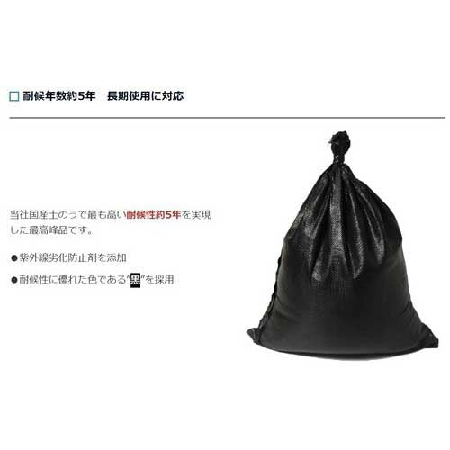 萩原工業 UVブラック土のう 30枚組 4962074016416