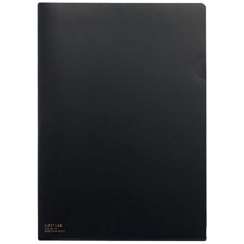 ＬＩＨＩＴＬＡＢ クリヤーホルダーF-78-124 A4 Sブラック5枚 2147345365550