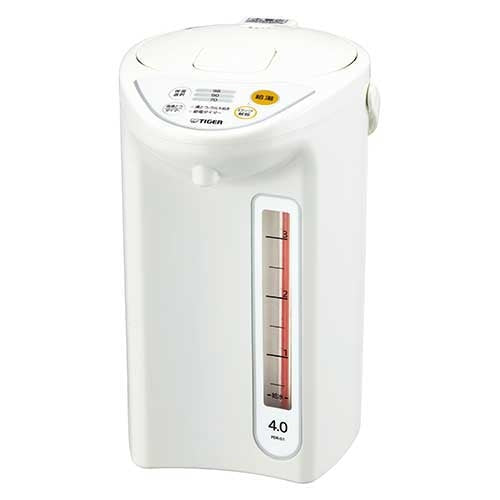 タイガー魔法瓶 マイコン沸とう電動ポット 4.0L PDR-G401W 4904710418987