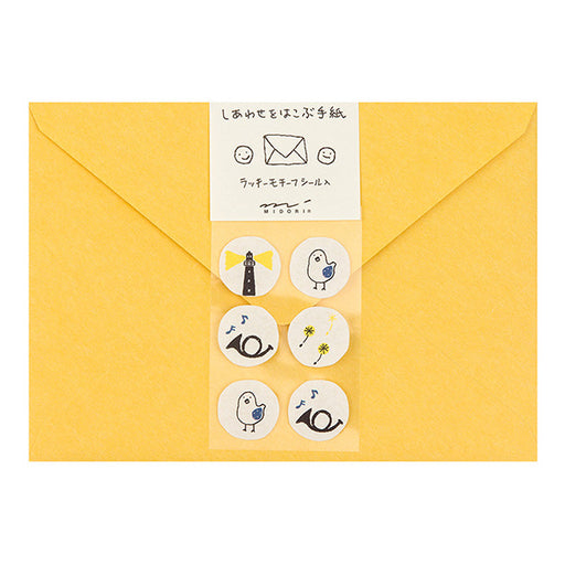 Midori Envelope Happiness 20466 Design Fill 4902805204668 (10 sæt)
