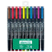 Zebra Fluorescent Optex Care WKCR1-10C 10-Farben-Set