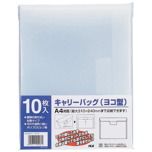 Ten Teesy Tragetasche A4 Seite CC34317 klar