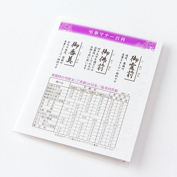ミドリ/金封不祝儀菊 4902805251396（10セット）