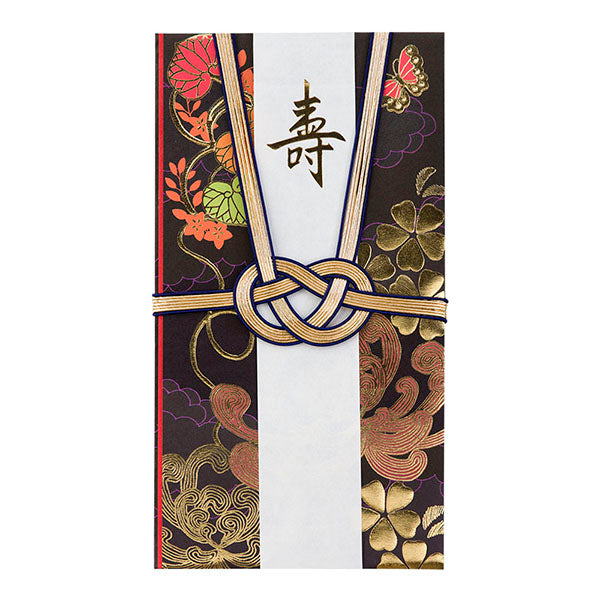 Design Phil Gold Seal Bryllupsgave Uchikake Mønster Sort med inderpose 25247006 Design Phil 4902805252478