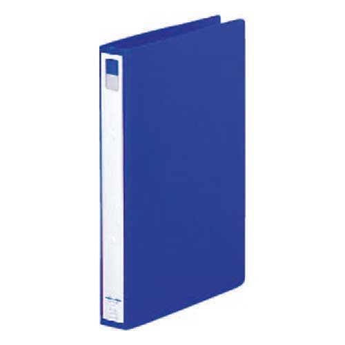 LIHITLAB ring file F-877U-8 A4S 36mm blue