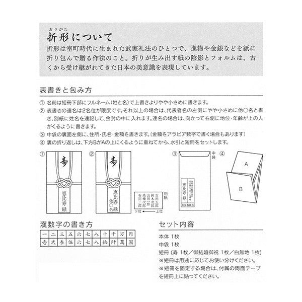 OS 金封 結婚祝 25491 ミドリ 25491006　4902805254915（5セット）