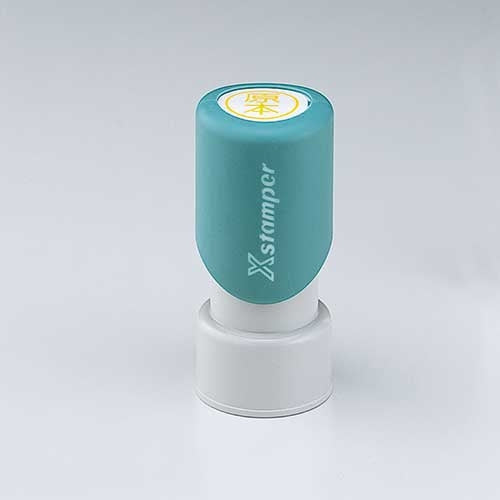 Shachihata X stamper X-ENF-0001 asal E jenis pendarfluor kuning