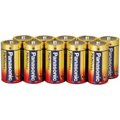Panasonic アルカリ乾電池 単2 10本 LR14XJN/10S 4984824733930