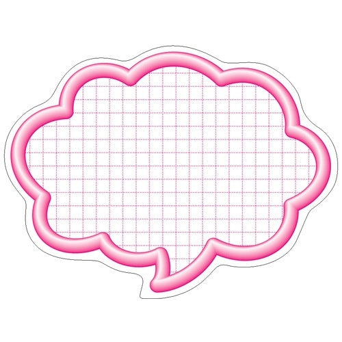 ササガワ 抜型カード 16-4192 吹出大 ピンク 4974268531506