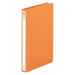 LIHITLAB ring file F-867U-4 A4S 27mm bitter orange