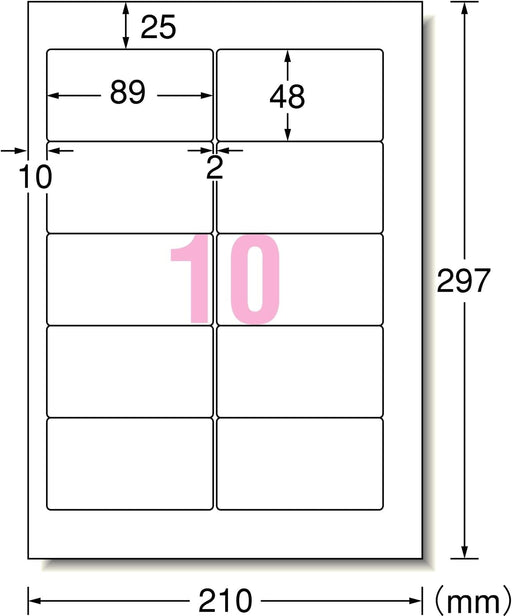 A-One Stampante per etichette adesive per computer ed elaboratore di testi Dual Use 10 pagine 20 fogli 28177 (10 set)
