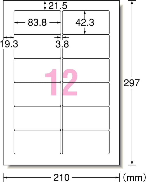 A-One Stampante per etichette adesive per computer ed elaboratore di testi Dual Use 12 pagine 20 fogli 28183 (10 set)