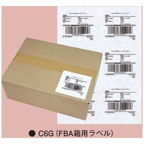 東洋印刷 ナナ コピー用ラベル C6G A4/6面 500枚