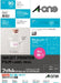 A-One Label Sticker Waterbestendig Glanzend Film Wit 30 zijden 3 vellen 28983 (10 sets)