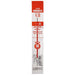 Dieci penne a sfera MITSUBISHI PENCIL mina extra SA10CN.15 rossa