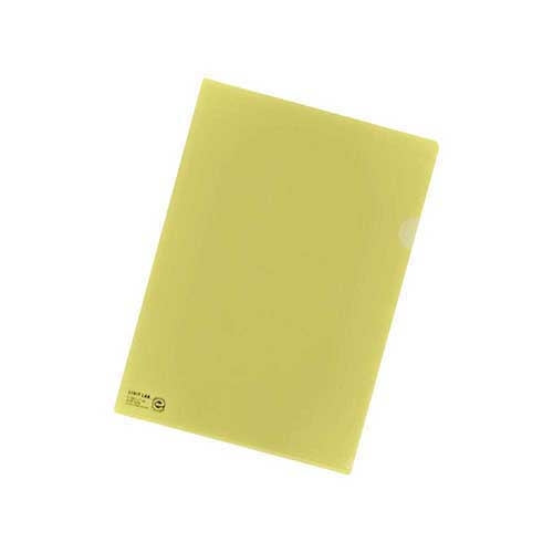 LIHITLAB. クリヤーホルダー F-78EC17 A4 C黄 5枚 2147345063494