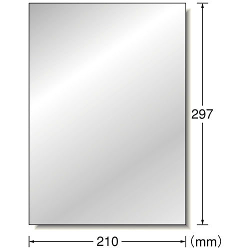A-One Outdoor Label A4 31035 Sølv mat 10 ark
