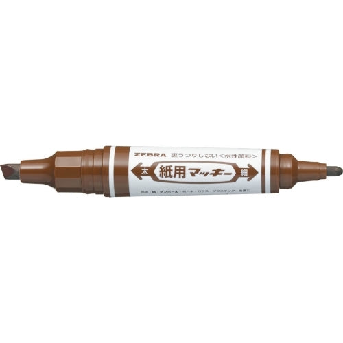 ゼブラ 紙用マッキー  ＷＹＴ５－Ｅ  茶 4901681522163
