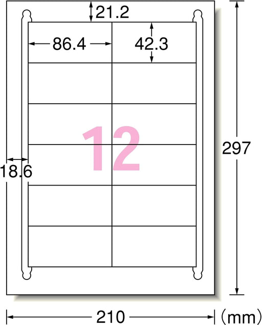 Stampante per etichette A-One a doppio uso 12 pagine 100 fogli 31504 (10 set)