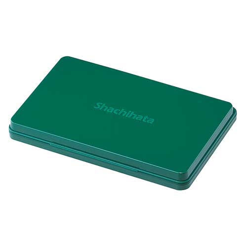 Shachihata stempelkussen HGN-4-G extra groot van groen