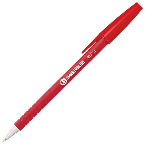 Jointex rubberen balpen rood 10 stuks H022J-RD-10