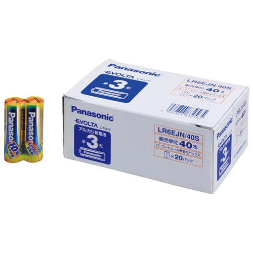 Panasonic エボルタ乾電池 単3 40本 LR6EJN/40S 4984824832565
