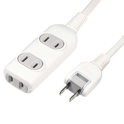 朝日電器 コード付タップ LPT-305NW 3個口/5m 4901087179671