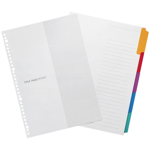 Maruman Laminated Tab Index LT4005 A4